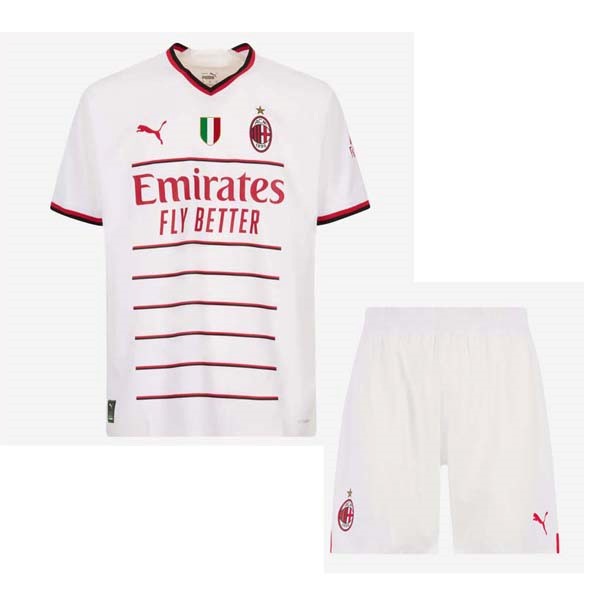 Camiseta AC Milan Segunda Equipación Niño 2022/2023